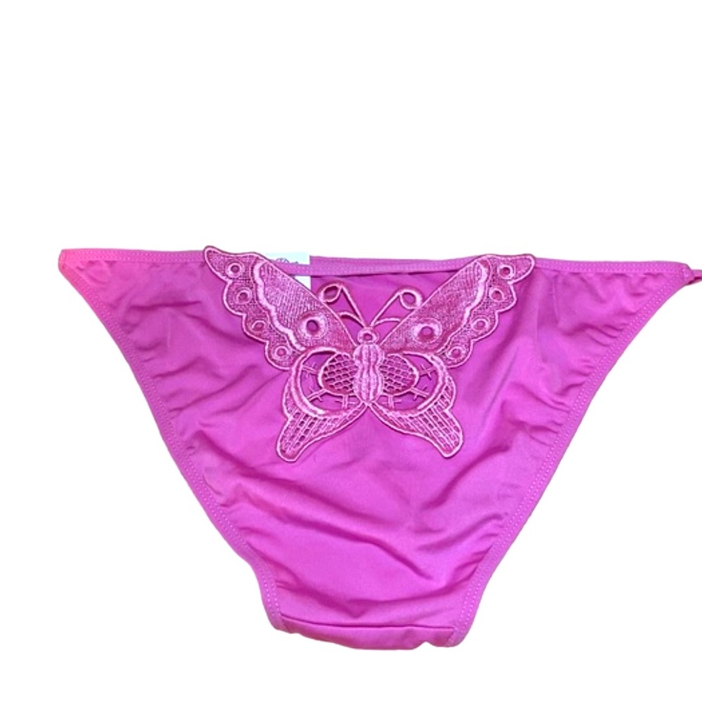 True Rue Pink Butterfly Panties (L)